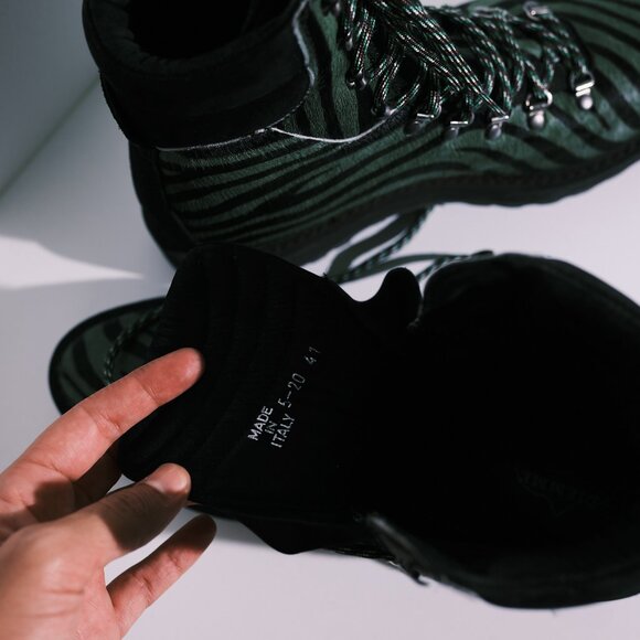 Diemme Italian-Made Hiking Boots – Zebra Print – Size 41 - Picture 6 of 6